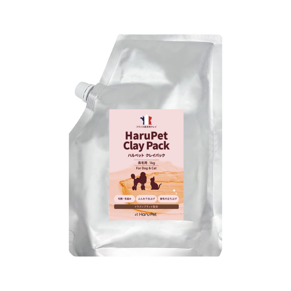 HaruPet クレイパック 1kg（ピンク）