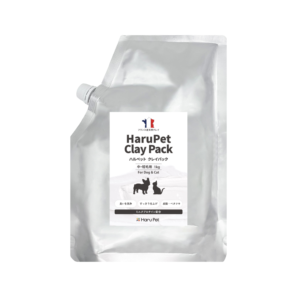 HaruPet クレイパック 1kg（ホワイト）